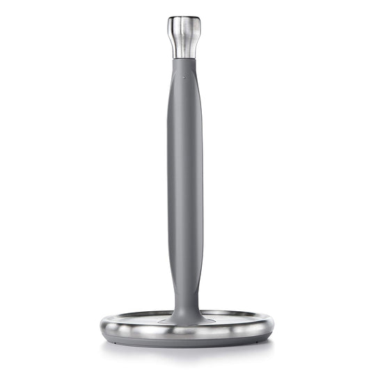 Good Grips Steady Paper Towel Holder Countertop (Gray | Stainless Steel)