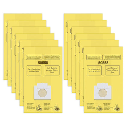 50558 Canister Cleaner Bag Replacement for Kenmore Vacuum | 12 Pack 50558 Vacuum Bags Replacement for Type C/Q 5055, 50555, 50557, 50558 and Panasonic Type C-5, C-18 Vacuum bags