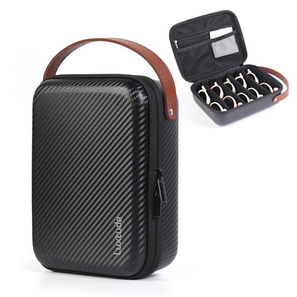 Travel Sunglasses Organizer Case, Hard Shell Sunglasses Travel Case | Glasses Case Multiple Pairs w/Adjustable Slots, Sunglass Storage Organizer for Women Men/Camping/Road Trip/Beach etc.