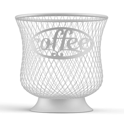 Coffee Pod Holder, Sturdy K Cup Organizer, Large Capacity K Cup Storage for Keuring Espresso Capsule Coffee Creamer, Easy to Refill and Organize for Cafe Bar, Coffee Bar Decor