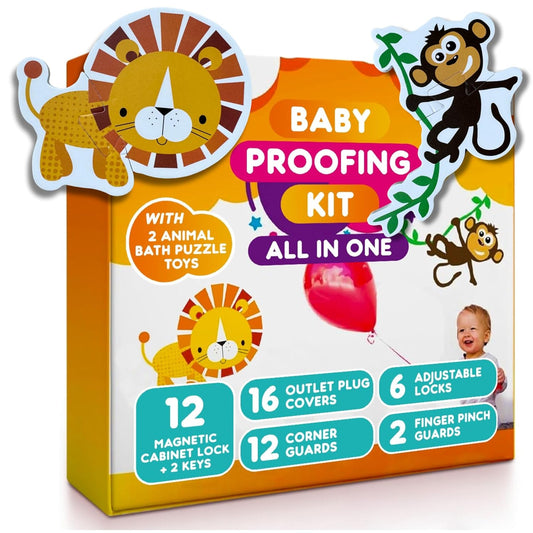 Baby Proofing Kit, All in One, Child Safety Kit, 6... (White | Plastic)