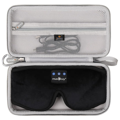 Aproca Case Compatible with MUSICOZY/Mixiba/Perytong Sleep Headphones Bluetooth Headband Sleep Eye Mask, Portable Storage Protective Bag for Accessories (Case Only)