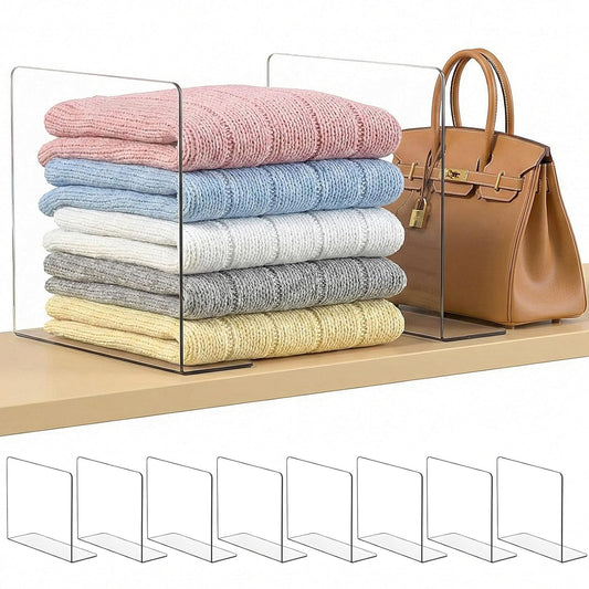 Shelf Dividers for Closet Organization: 10" Tall x...
