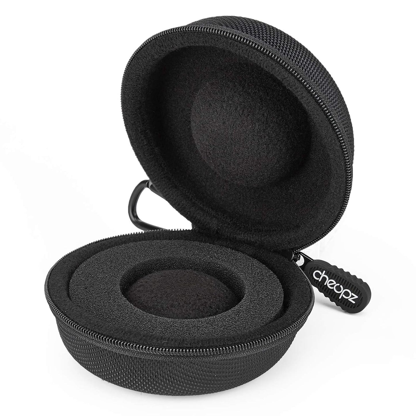 Cheopz Travel Watch Case Single Storage Box for Wristwatches & Smart Watches up to 50mm, Black
