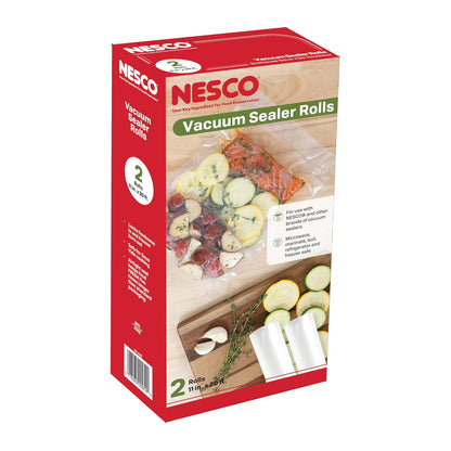 NESCO VS-04R Vacuum Sealer Rolls, 11-Inch