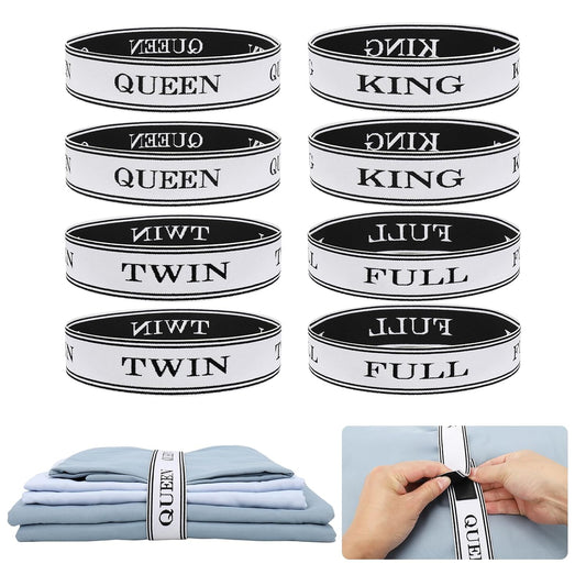 Bed Sheet Organizers and Storage with Hook and Loo...