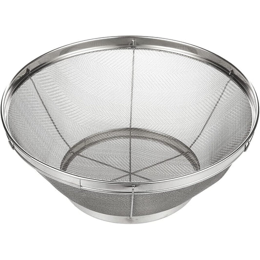 Juvale Stainless Steel Fine Mesh Strainer - Durable Rust-Resistant Mesh Colander - Ergonomic Handle Rice Colander - Ultra-Fine Flour Sifter - Dishwasher Safe with Stable Design - 11 in x 4 in, Silver