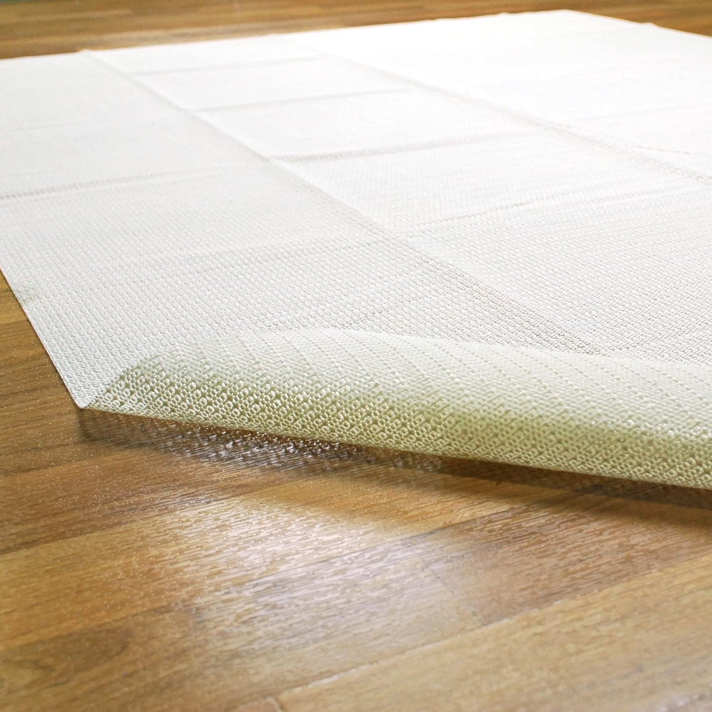 Superior Area Rug Pad, Non-Slip, Non-Skid, Floor Protector, Table Runner, Hardwood And Tile Floors Padding, Washable, Place Mats, Gripper Mat, Slide Stoppers, Rubber Rug Grip, 5' x 8', Cream