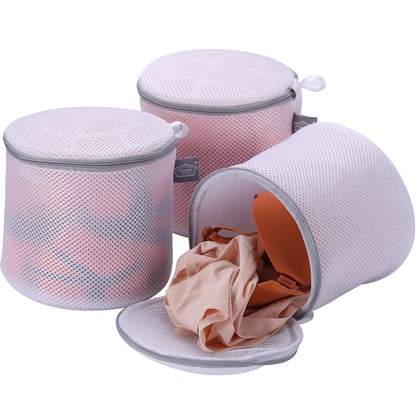 Bra Washing Bag for Laundry, Lingerie Bags for Washing Bras, 8" | Bra Bag for Washing Machine, for Underwear, Keep Shape, Privacy, Prevent Tangling, Protect Underwire, 3Pack, Large