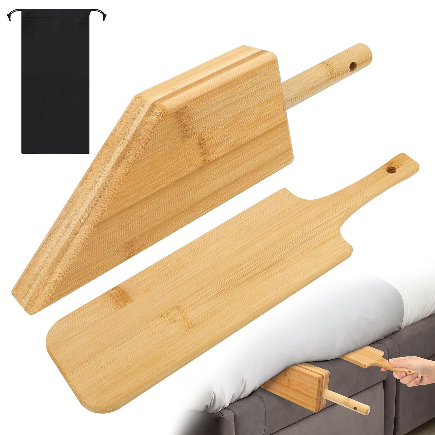 Catcan Mattress Lifter Tool for Changing Sheets Bed Sheet Tucker Tool | Bed Making Assist Tool with Storage Bag for Effortless Sheet Changes, Alleviating Back Pain