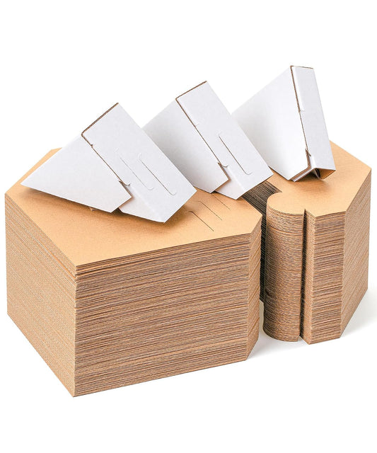 Adjustable Cardboard Corner Protectors, Fits 1", 1... (120 Count | White | Cardboard)