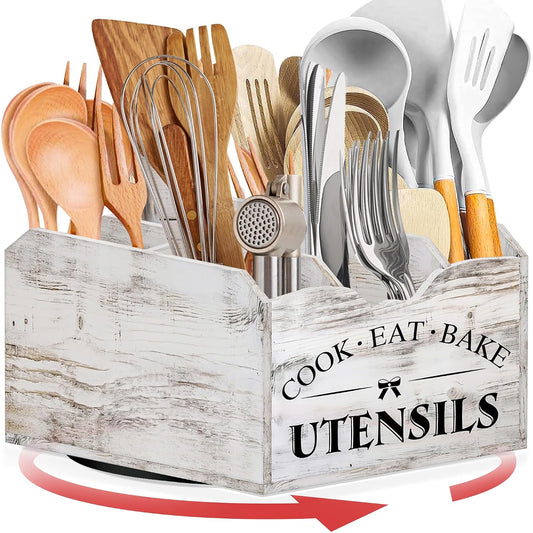 Extra-Large Kitchen Utensil Holder for Countertop-...