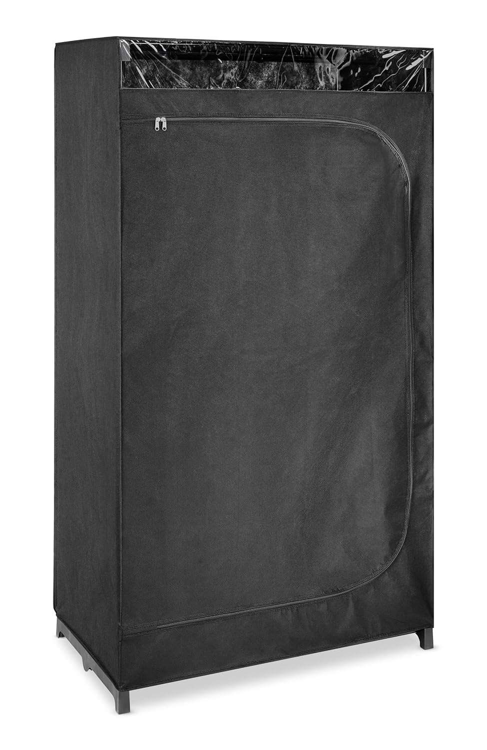 Whitmor Portable Clothes Closet - Freestanding Garment Organizer with Cover - 36 Inches Wide - Black