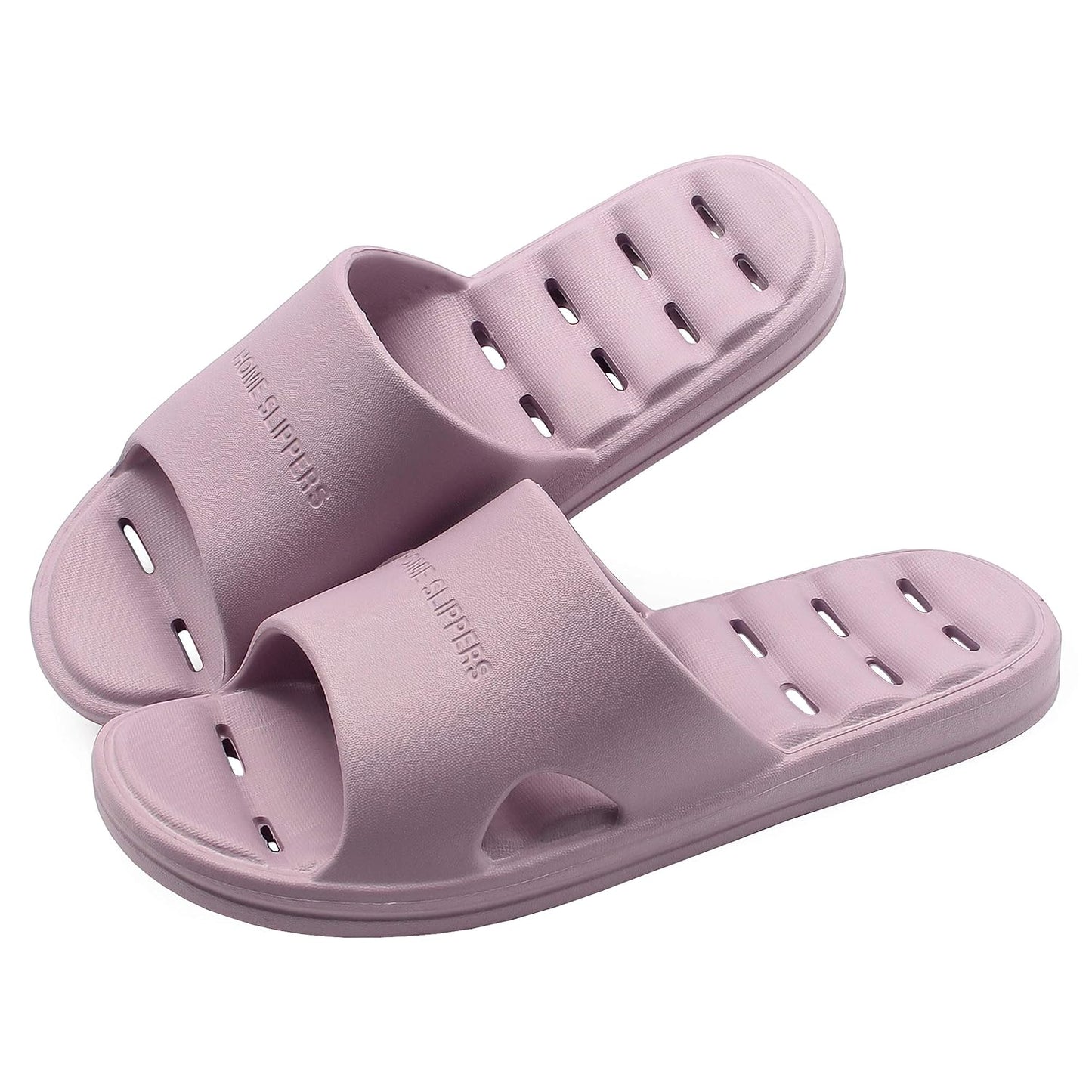 Women's Shower Slipper, Quick Drying Non-Slip Slippers, Bathroom House & Pool Sandals, In-Door Slipper for Gym, Soft Sole, Beige, Size S, M, L, XL