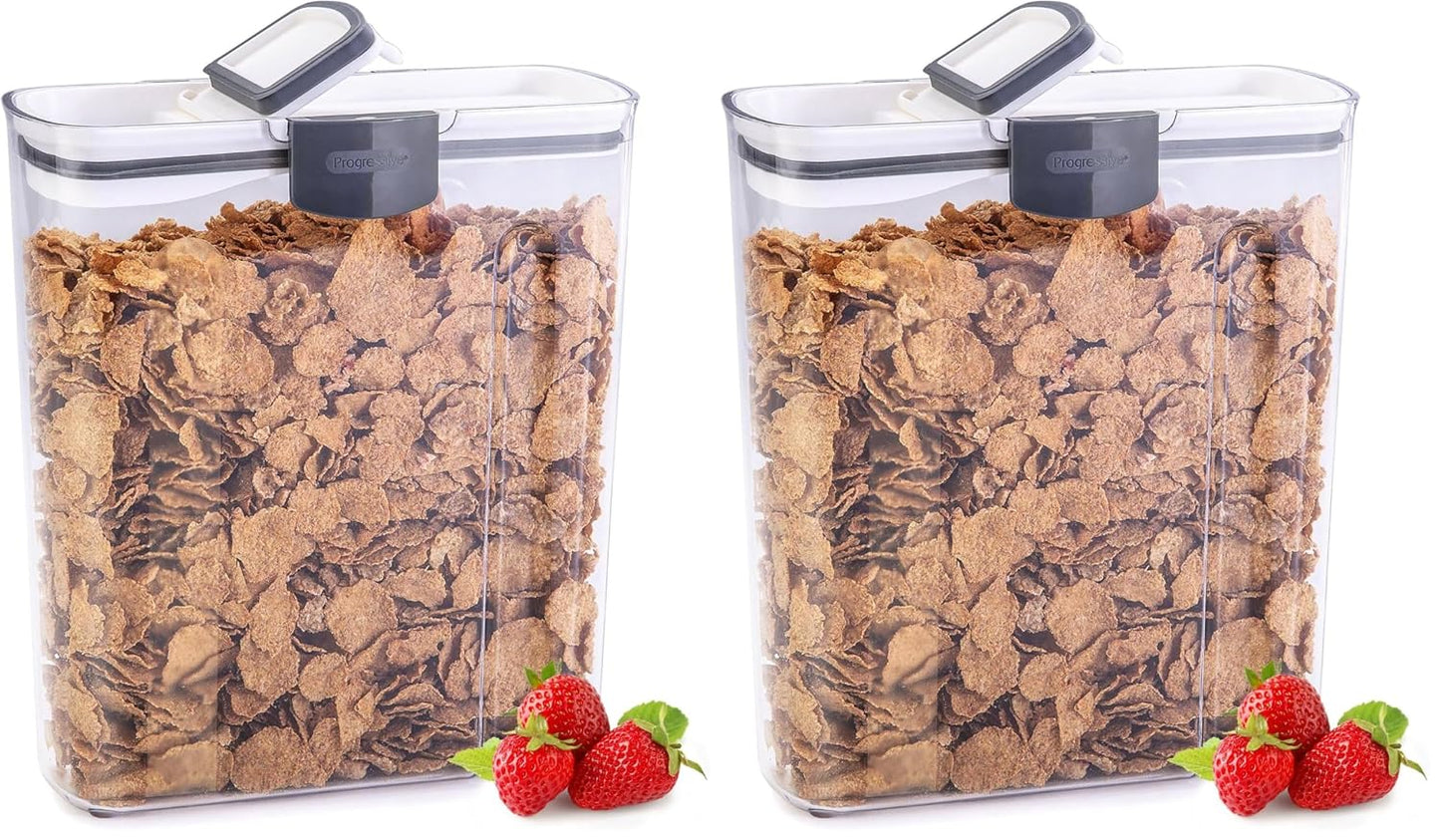 ProKeeper Cereal Keeper, 3-Quart, Airtight Seal, BPA-Free Plastic Storage Container (Pack of 2)