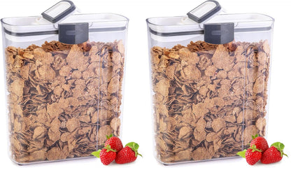 ProKeeper Cereal Keeper, 3-Quart, Airtight Seal, BPA-Free Plastic Storage Container (Pack of 2)