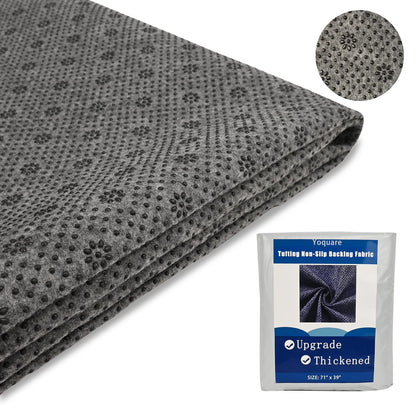 Non-Slip Tufting Cloth Backing Fabric 71x39 Inch, 2mm Thick & Durable | Durable Rug Making Supplies, Perfect Rug Backing Fabric for Tufting Gun & Punch Needle