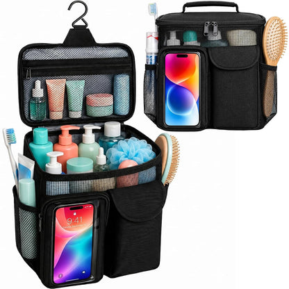 Dorm Room Essentials for Guys Girls, Quick Dry Mesh Shower Caddy Portable | Large Travel Toiletry Shower Bag for Full-Sized Bottles, Makeup Organizer for College Camping Cruise Ship, Women & Man Gifts