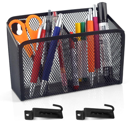 Wall Hanging Pencil Holder With Slatwall J Hooks Slatwall Pencil Cup Wall Mounted Pen Holder Wall Marker Holder Metal Pencil Holder For Paintbrushes Pegboard Classroom Home