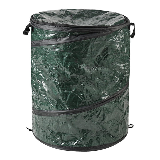 Collapsible Trash Can - Pop Up 44-Gallon Outdoor P... (Green | Polypropylene)