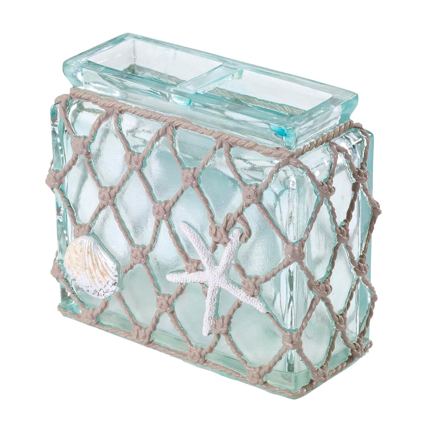 Avanti Linens - Toothbrush Holder, Coastal Home Decor, Seaglass