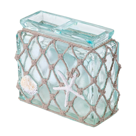 Avanti Linens - Toothbrush Holder, Coastal Home Decor, Seaglass