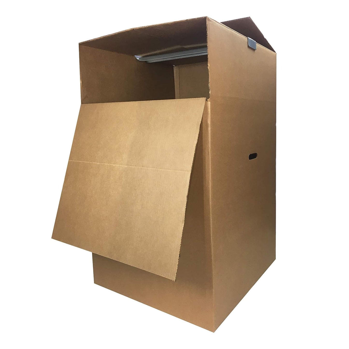 Space Saving Wardrobe Moving Boxes 20 x 20 x 34 Inches Moving Boxes, 1-Pack, Kraft/Corrugated (BOXMINIWAR01) | Kraft/Corrugated, BOXMINIWAR01