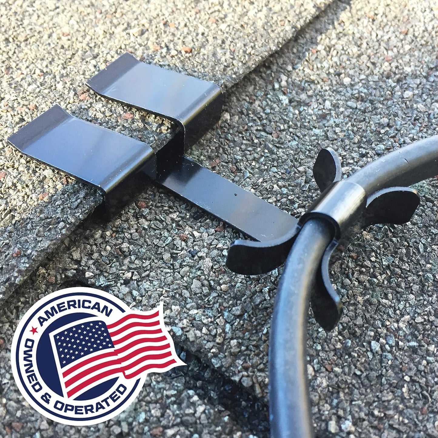 Roof Clips, Safe for Heat Tape, Electric Cable & Roof Heat Cable Installation, Prevents Roof Damage, Easy Nail-Free Outdoor Cable Clips, Your Ultimate Cable Clip (.325-25 Pack)