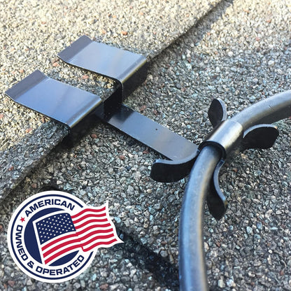 Roof Clips, Safe for Heat Tape, Electric Cable & Roof Heat Cable Installation, Prevents Roof Damage, Easy Nail-Free Outdoor Cable Clips, Your Ultimate Cable Clip (.325-25 Pack)