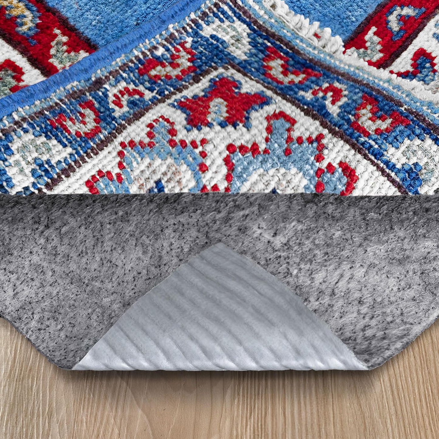 RUGPADUSA - Vinyl Lock - 8'x10' - Felt and EVA - Non-Slip Rug Pad for Vinyl, Luxury Vinyl Plank (LVP) Flooring
