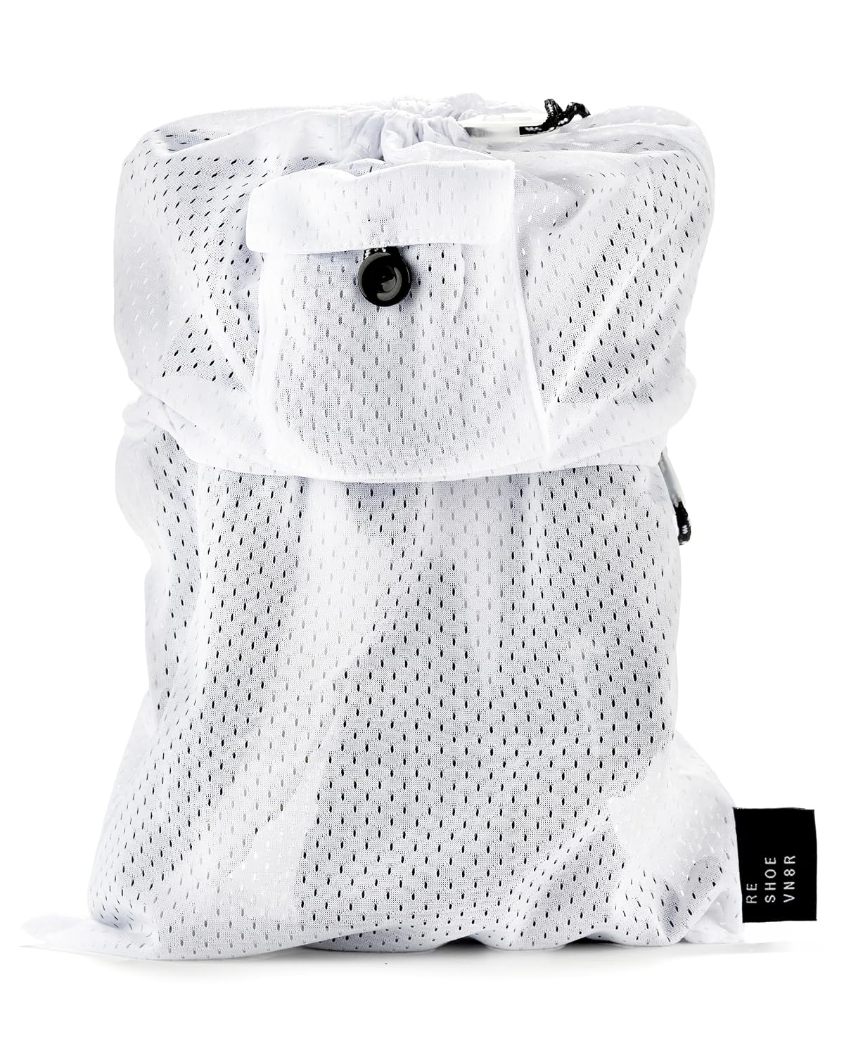 RESHOEVN8R Sneaker Laundry Bag for Washing Machine - Mesh, Dual Lace Lock | Mesh washing bag with dual lace-locking system protects sneakers in the wash, compatible with Nike, Jordan, Adidas & Yeezy