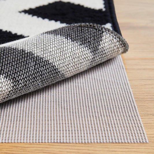 Strong Rug Pad Gripper, 5X Non-Slip Power, Grips Help Keep Area Rugs Safe and in Place, Slip and Skid Resistant Pads for Hard Floors, Under Carpet Mat Cushion and Hardwood Protection 3x5 FT