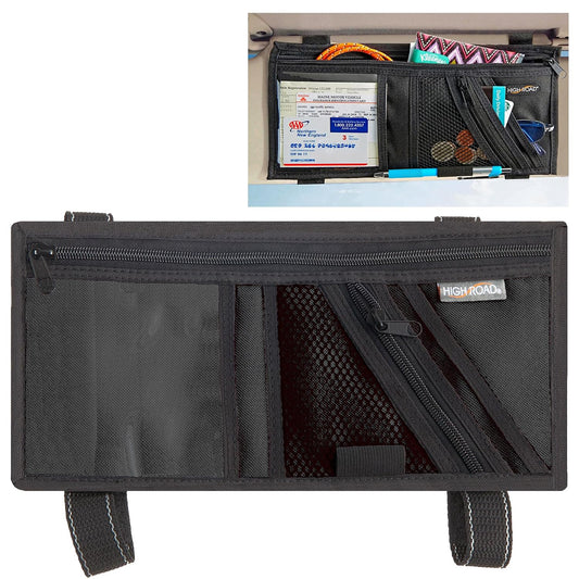 Car Visor Organizer and Sun Visor Document Holder... (Black)