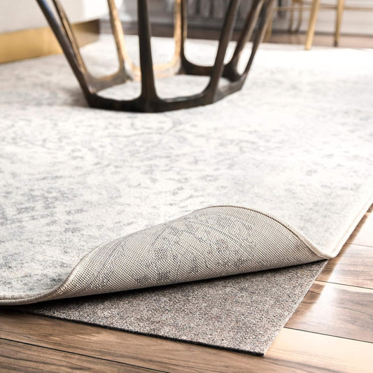 Brody Grey Solid Power Loomed Runner Rug Pad, 2' x... (Grey | Polypropylene)