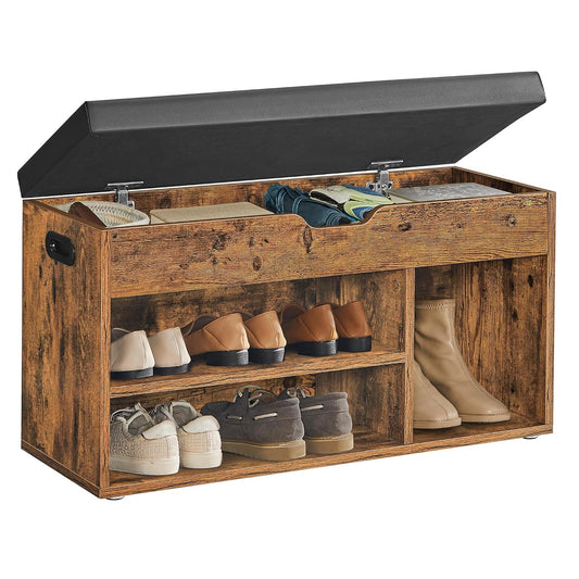 CUSTOS Collection - Storage Bench with Cushion, Sh...