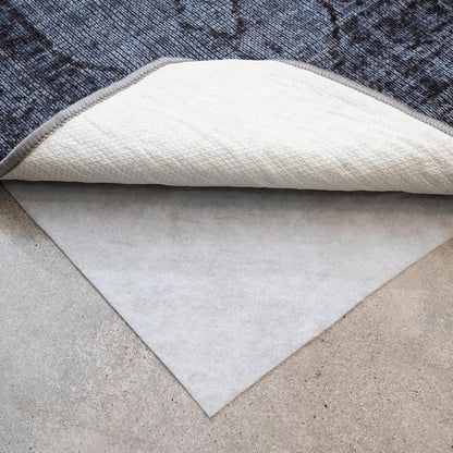 3' x 5' Non-Slip Rug Pad, Reversible Gripper, Non Skid Pads for Hardwood, Vinyl, Tile, Laminate Floors, Keep Area Rugs Secure, Natural Materials Safe for Indoor Flooring, ¼” Thick