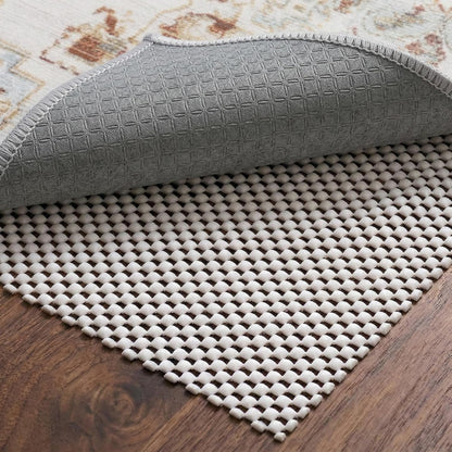 Non-Slip Rug Pad 6x9 Ft – 6'x9' PVC Anti-Slip Carpet Gripper Mat, 6 by 9 Feet Non Slip Pad for Area Rugs, Under Rug Padding for Hardwood Floors, Carpet Gripper Mat for Floors