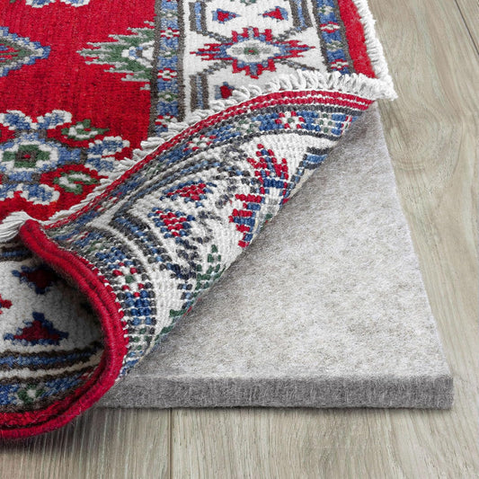 RUGPADUSA - Eco-Plush - 8'x10' - 1/2" Thick - 100% Felt - Luxurious Cushioned Rug Pad - Available in 3 Thicknesses, Many Custom Sizes
