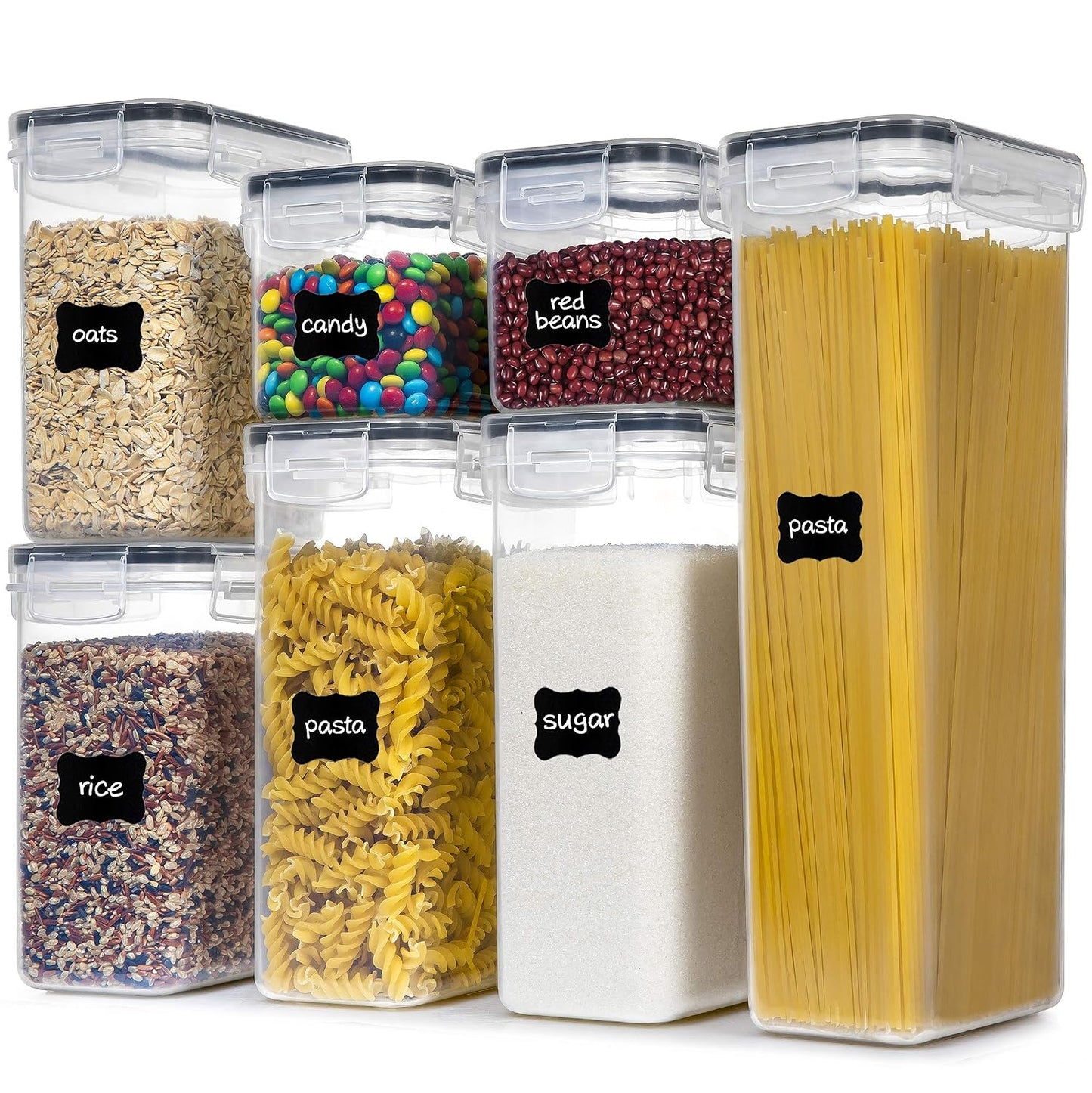 PANTRYSTAR Airtight Food Storage Containers with Lids, 7 PCS