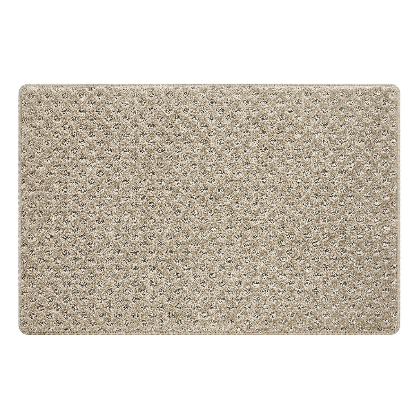 PURE ERA 2x3 Feet Area Rug Carpet Stair Landing Mat Landing Rug | Small Rug Tape Free Self Adhesive Non Slip, Indoor Doormat Floor Mat for Stairs Kitchen Entryway, Rug Washable and Reusable