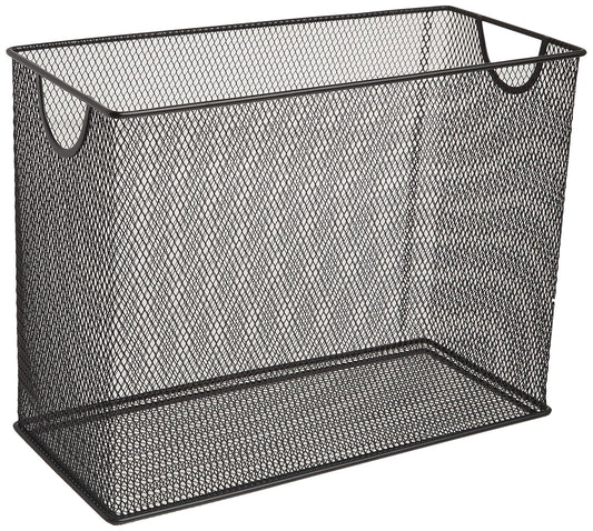 Desktop Hanging File Organizer, Metal, Black, Lett... (Black | Metal)