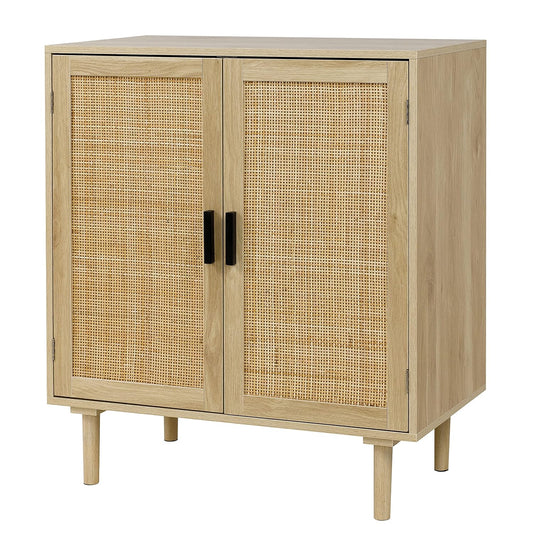 Sideboard Buffet Cabinet, Kitchen Storage Sideboar... (Rattan)