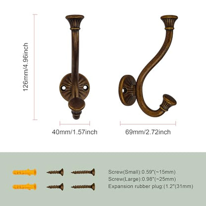 5 Pack Coat Hooks