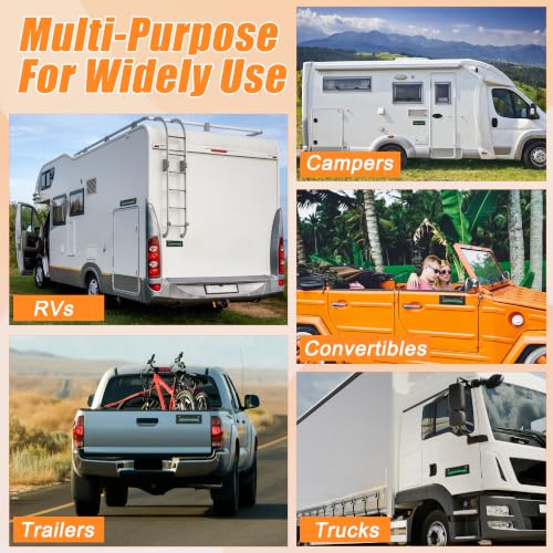 4Pack Black RV Level Bubble Self