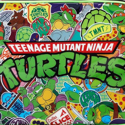 TMNT Classic Retro Cartoon Characters & Icons All (Green, Black & Red)