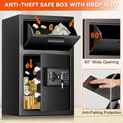 Depository Safe Drop Box with Slot