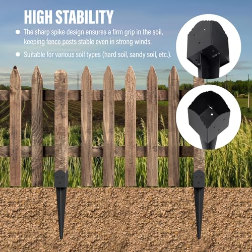 24"x4"x4" Fence Post Anchor