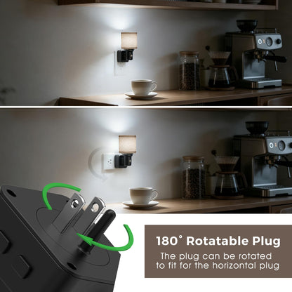 Night Lights Plug into Wall (Cylinder-3CCT / 2 Pack)