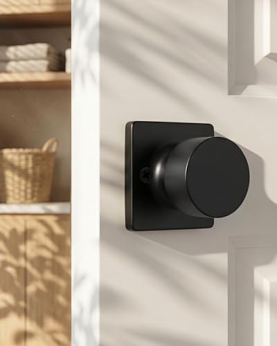 Black Door Knobs