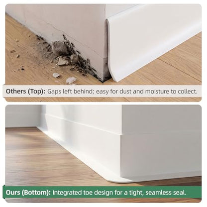Flexible Vinyl Baseboard Molding Trim with Toe